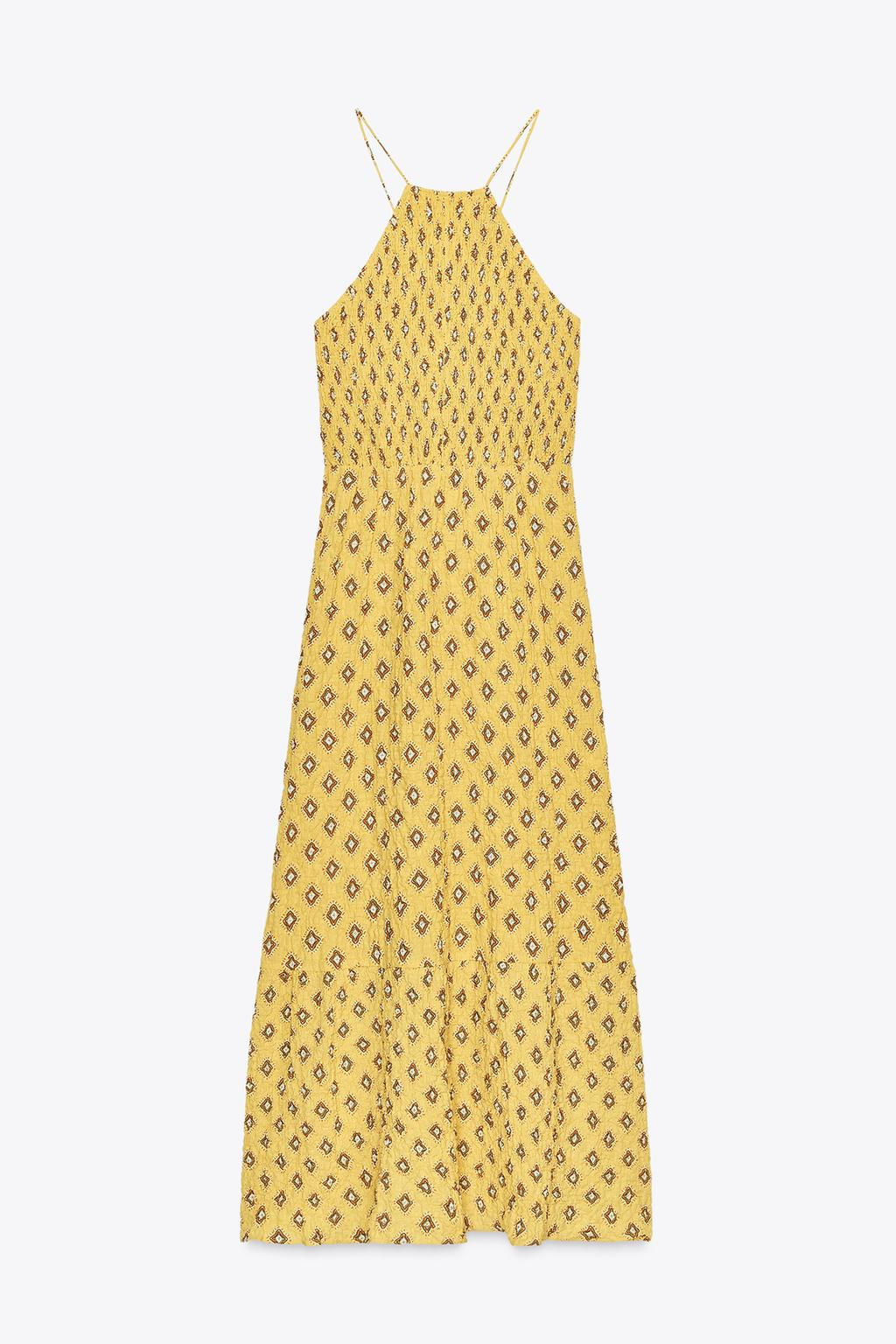 PRINTED MIDI DRESS - Zara фото 8