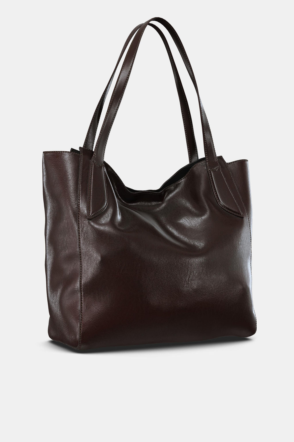 MAXI SHOPPER BAG WITH HANDLE DETAIL - Zara фото 5