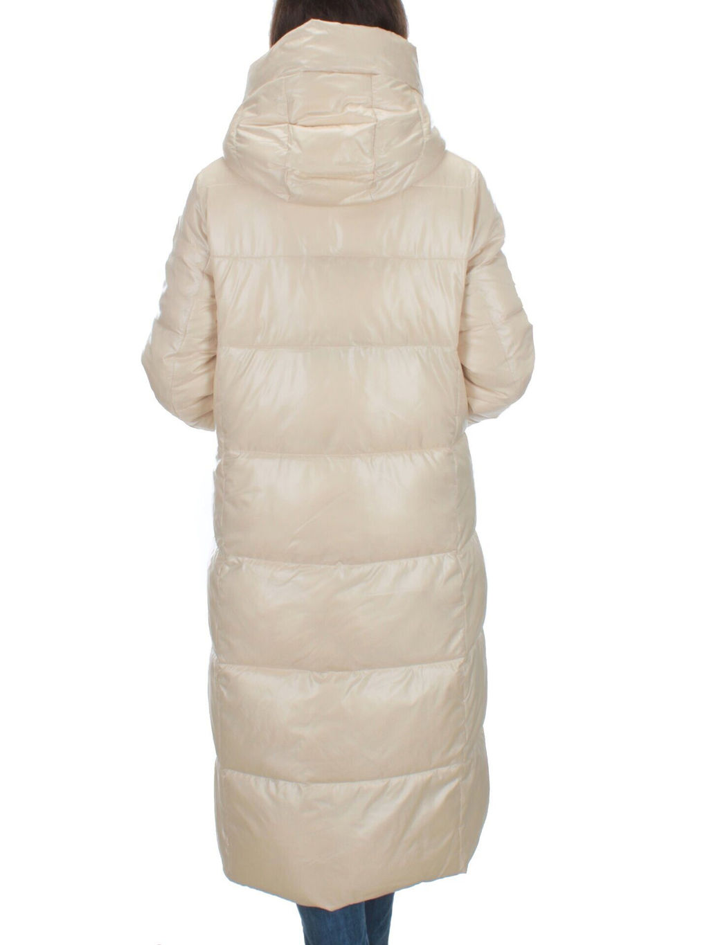 22-116 LT. BEIGE Пальто зимнее женское (200 гр. тинсулейт) - Фабричный китай фото 5