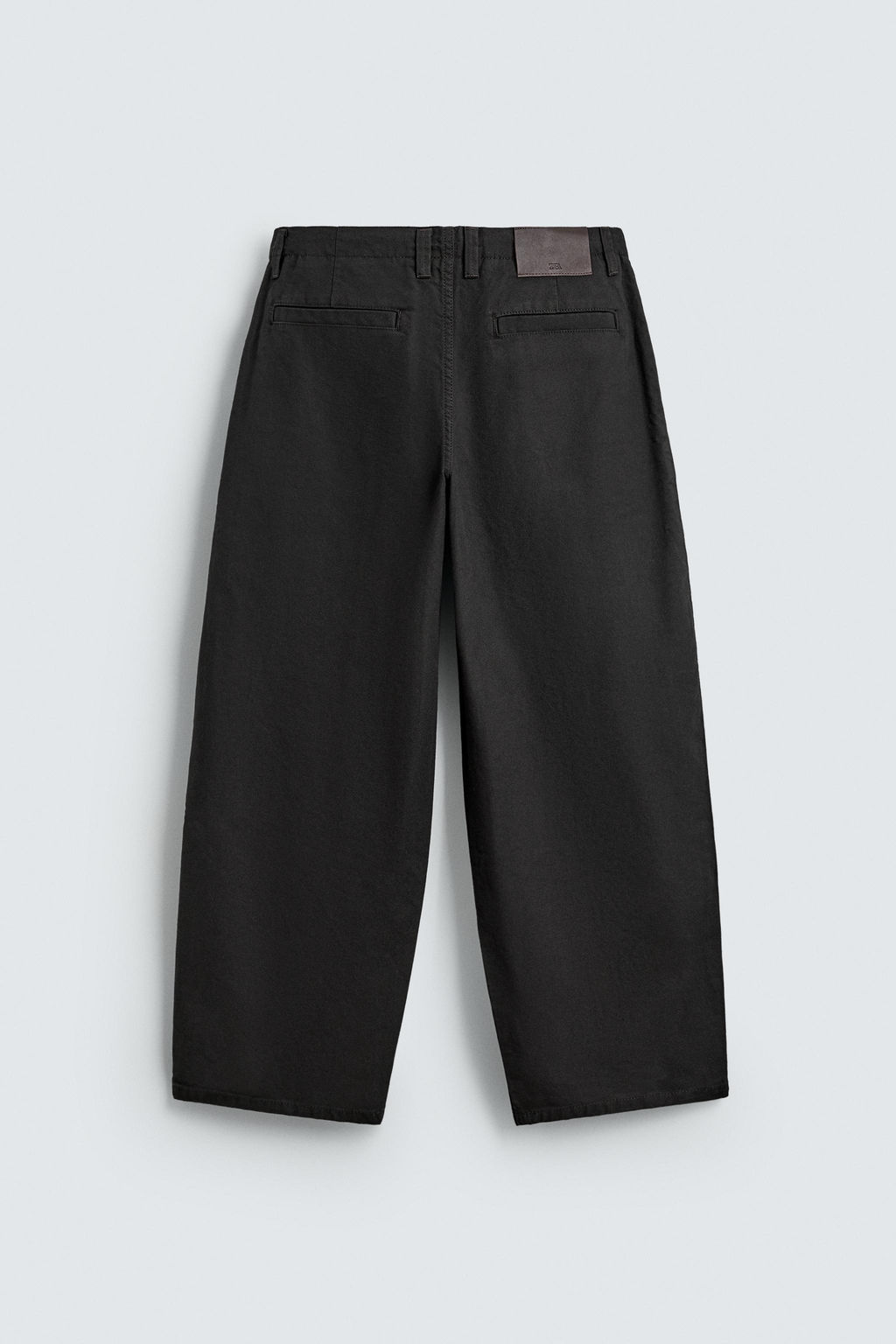 PANTAL?N WIDE  FIT PLIEGUES / Marr?n - Zara фото 8