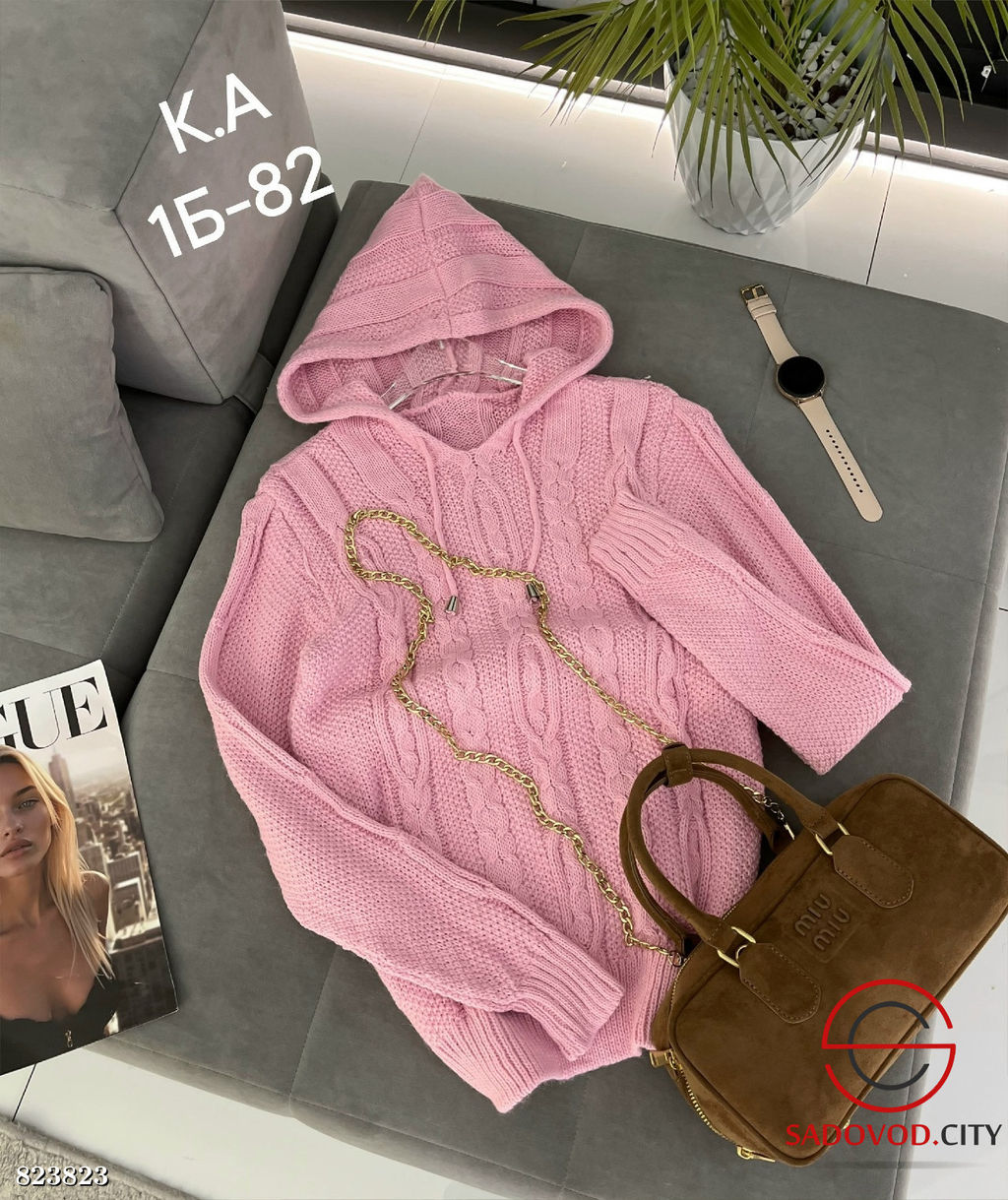 Кофта женская с капюшоном