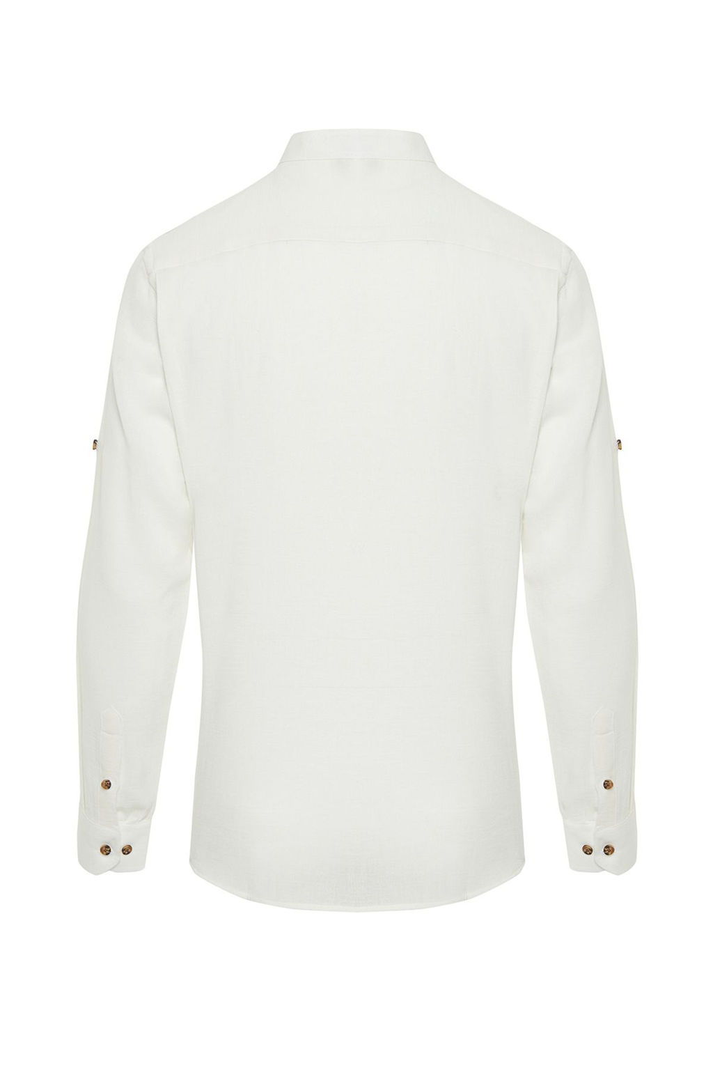 Ekru Hakim Yakal? Slim Fit Gomlek TMNSS24GO00050