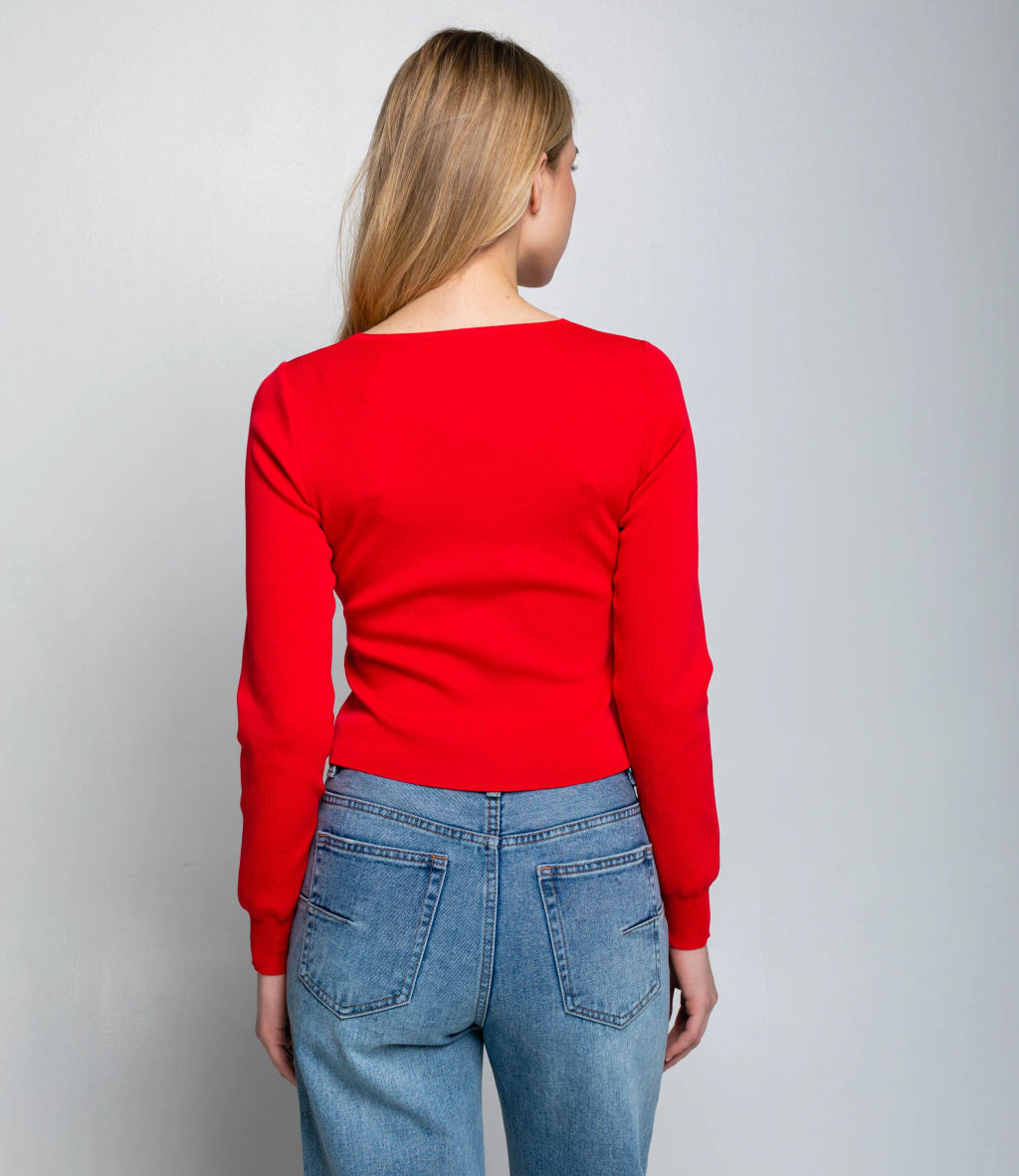Кардиган #КТ308 (4), красный