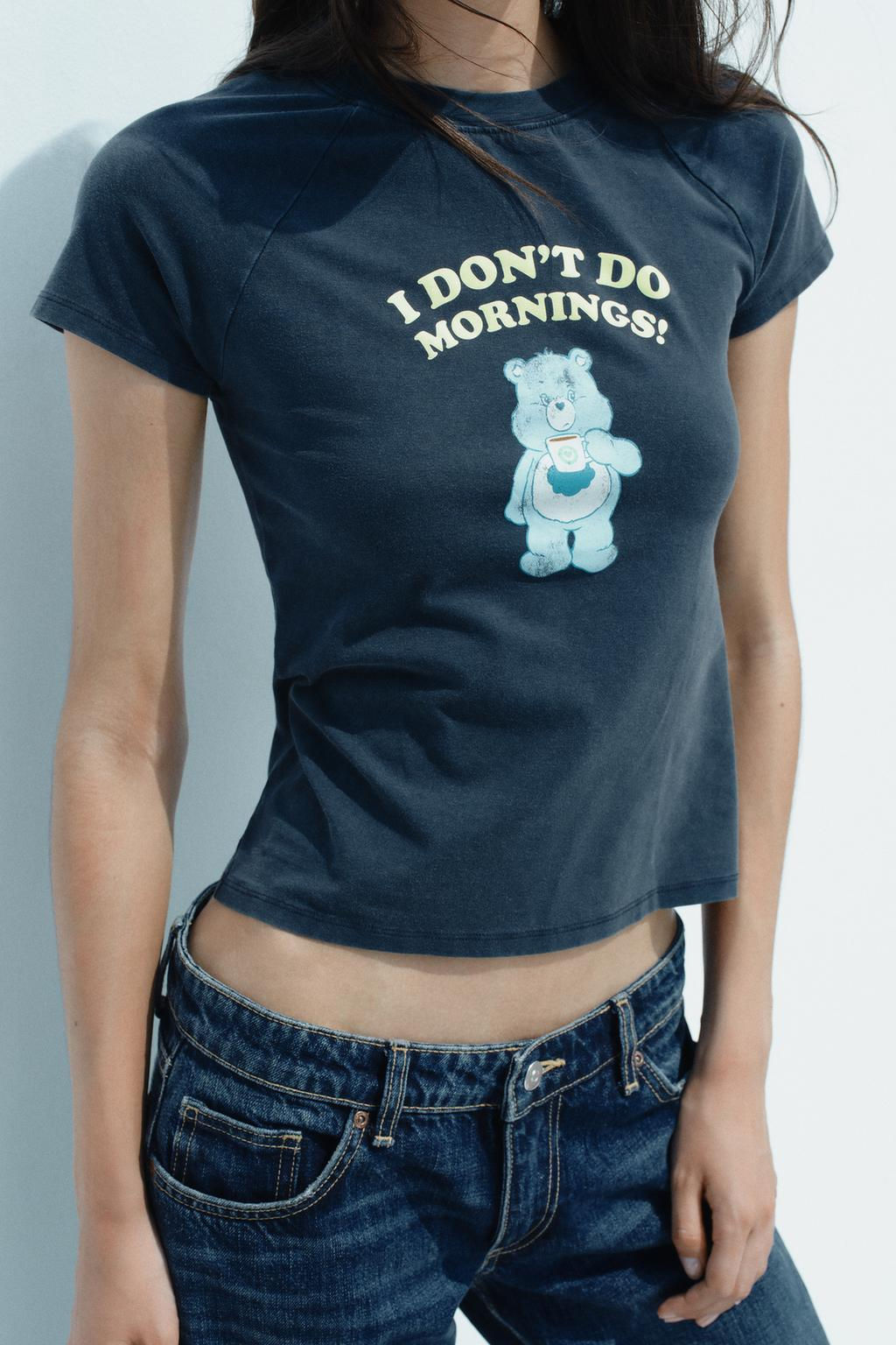 CARE BEARS FADED-EFFECT T-SHIRT - Zara фото 3