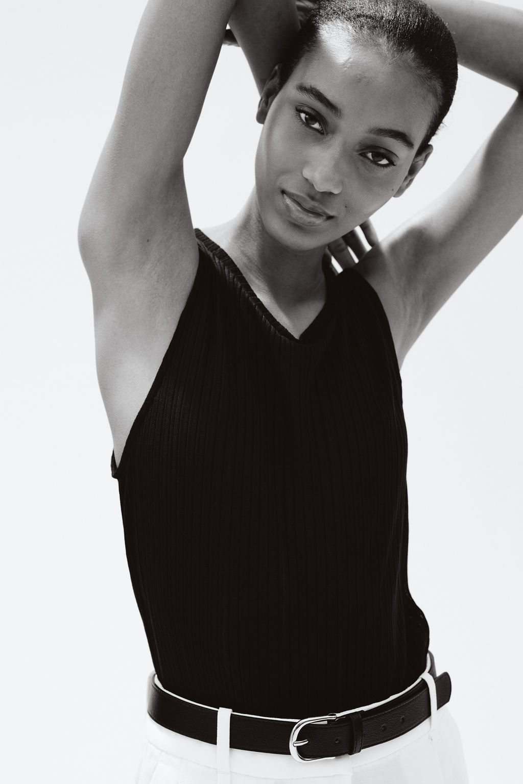 Top sin mangas en punto de canal? - H&m фото 4