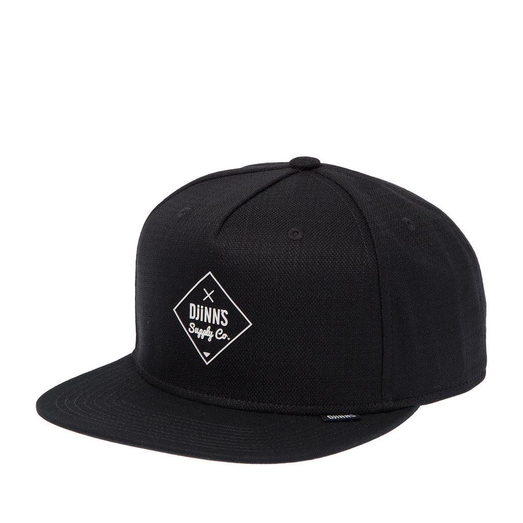 Бейсболка DJINNS арт. 6P SB Cottoncheck (черный)
