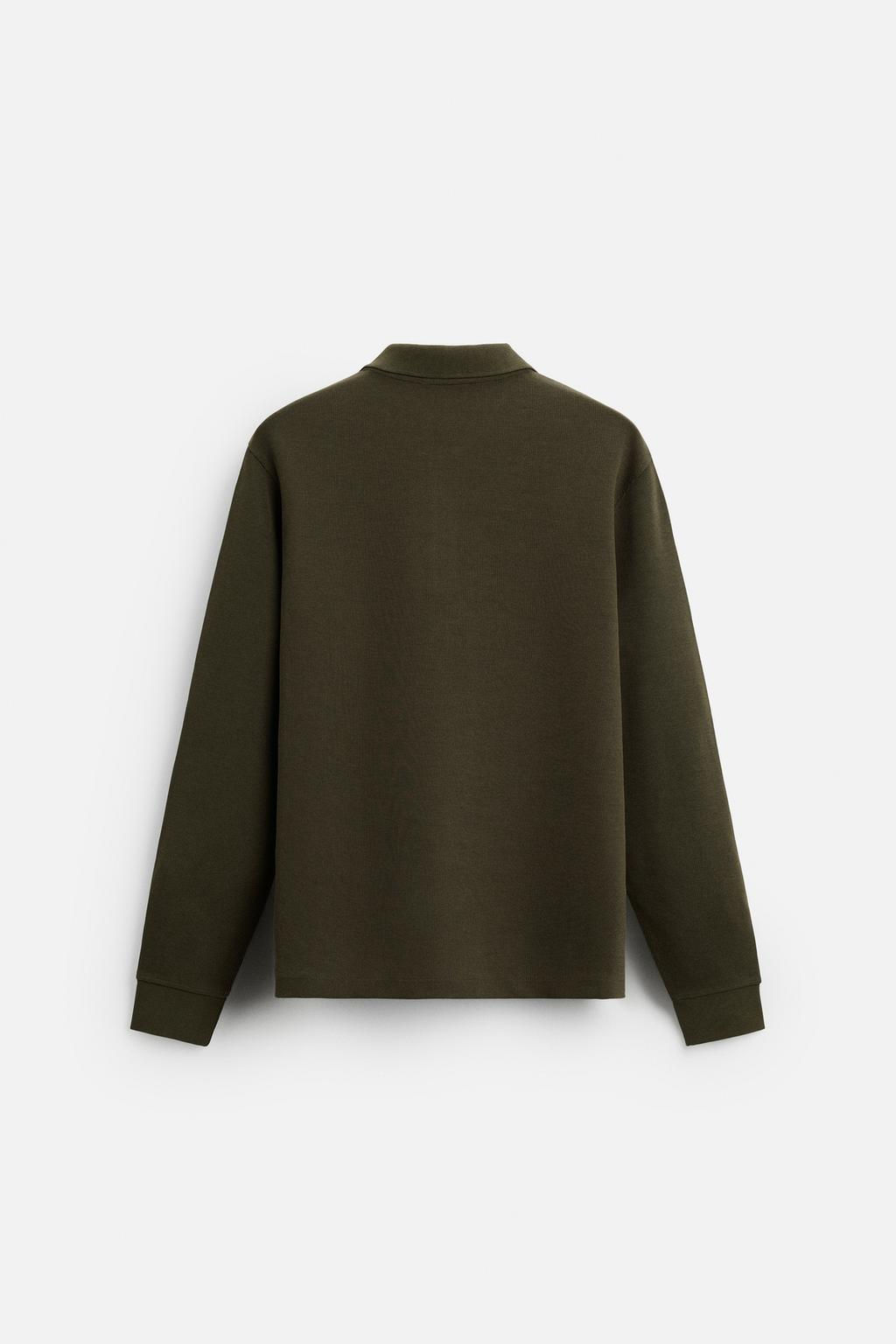 ZIP COLLAR POLO SHIRT - Zara фото 24