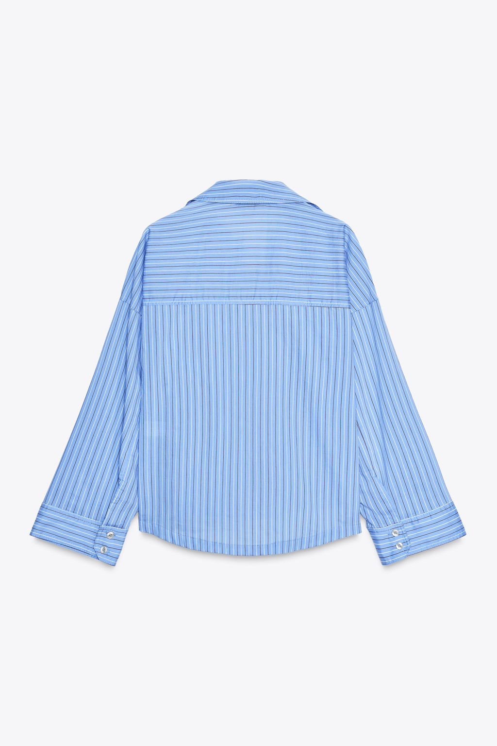 POPLIN SHIRT WITH BUTTONS - Zara фото 7