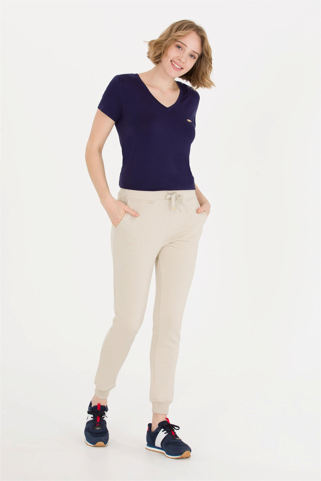 Женские серые спортивные штаны - U.s. polo assn фото 8