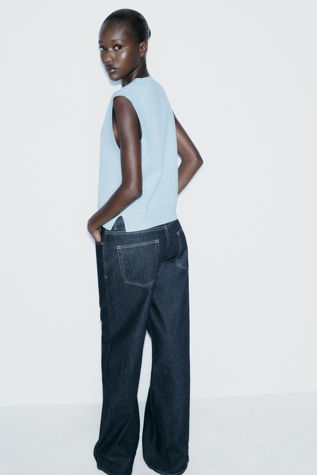 PLAIN KNIT VEST - Zara фото 13