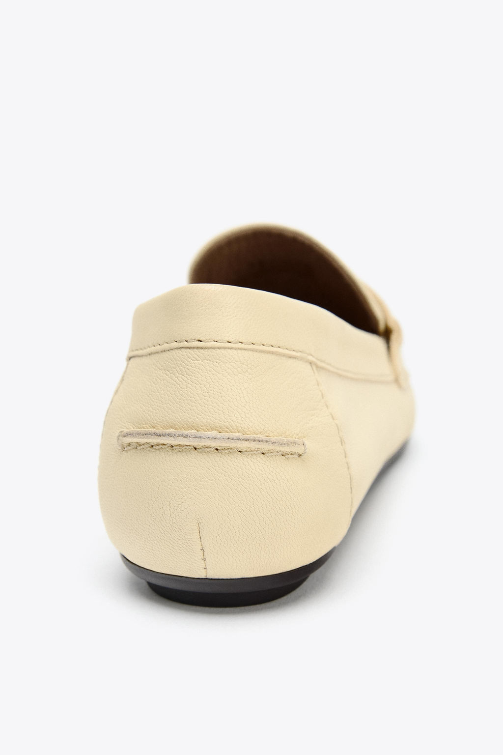 LEATHER PENNY LOAFERS - Zara фото 4