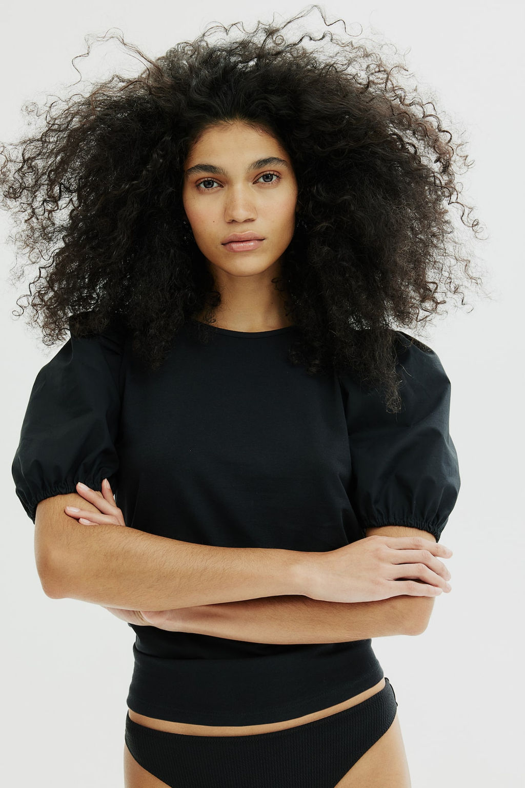 Top con manga puffy - H&m фото 2