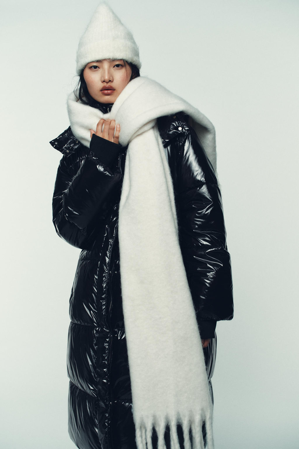 LONG SHINY ANORAK - Zara фото 5