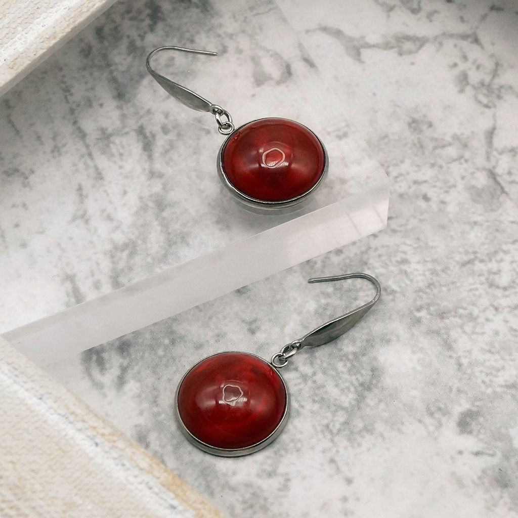 Серьги из муранского стекла CHERRY & CHOCOLATE LS3220