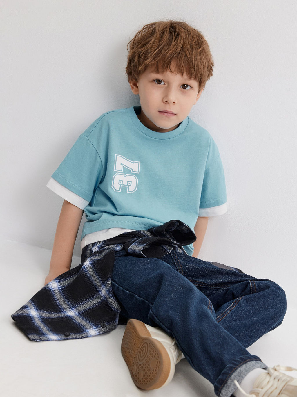 ACOOLA / Футболка детская для мальчиков Ansonia голубой  фото 2