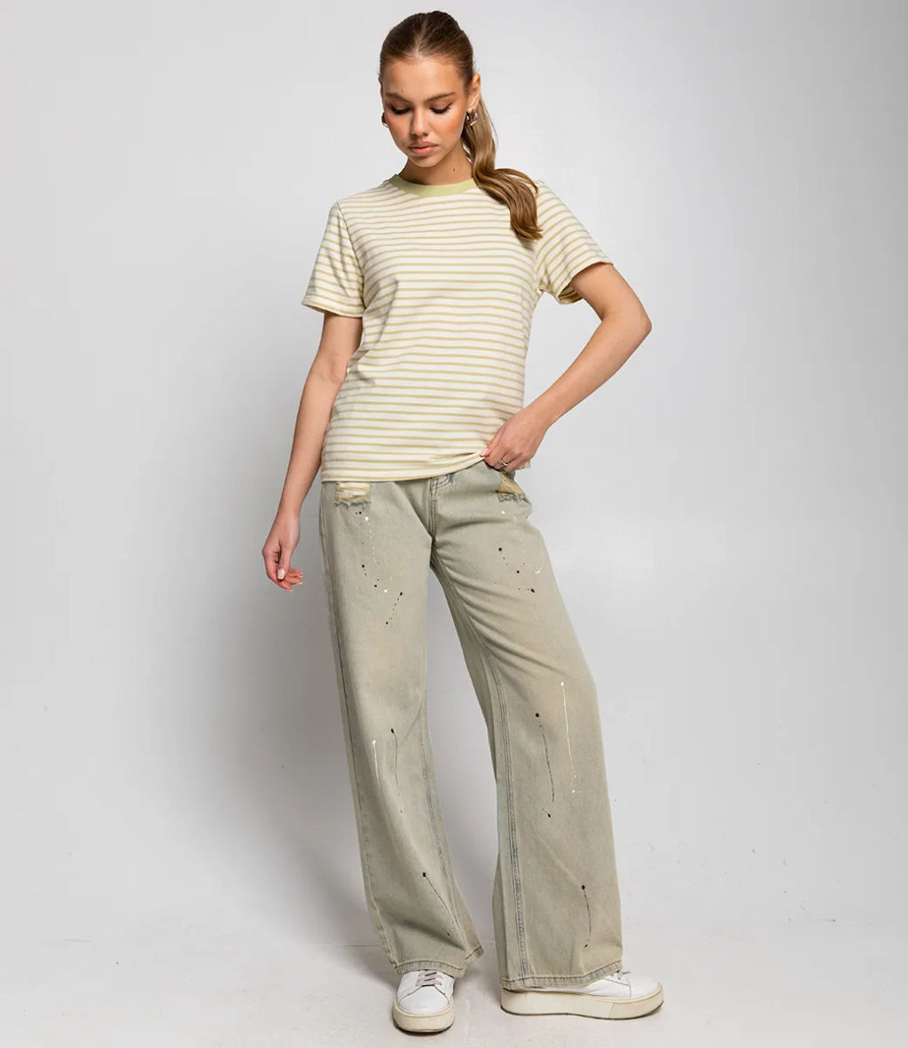 Футболка #КТ8355, фисташковый