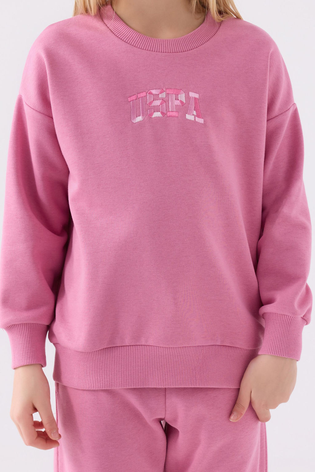 Розовый пижамный комплект для девочки Неожиданная скидка в корзине - U.s. polo assn фото 5