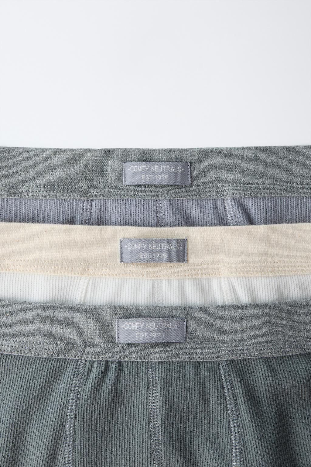 AGES 6-14/ THREE-PACK OF BOXERS WITH LABEL - Zara фото 2