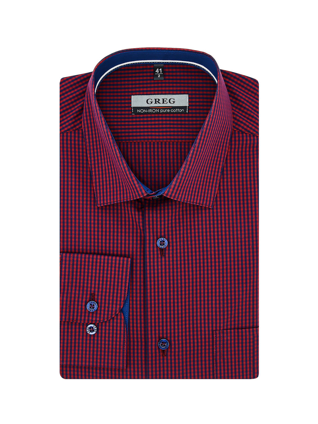 Сорочка мужская длинный рукав GREG 625/211/0365/1  фото 3