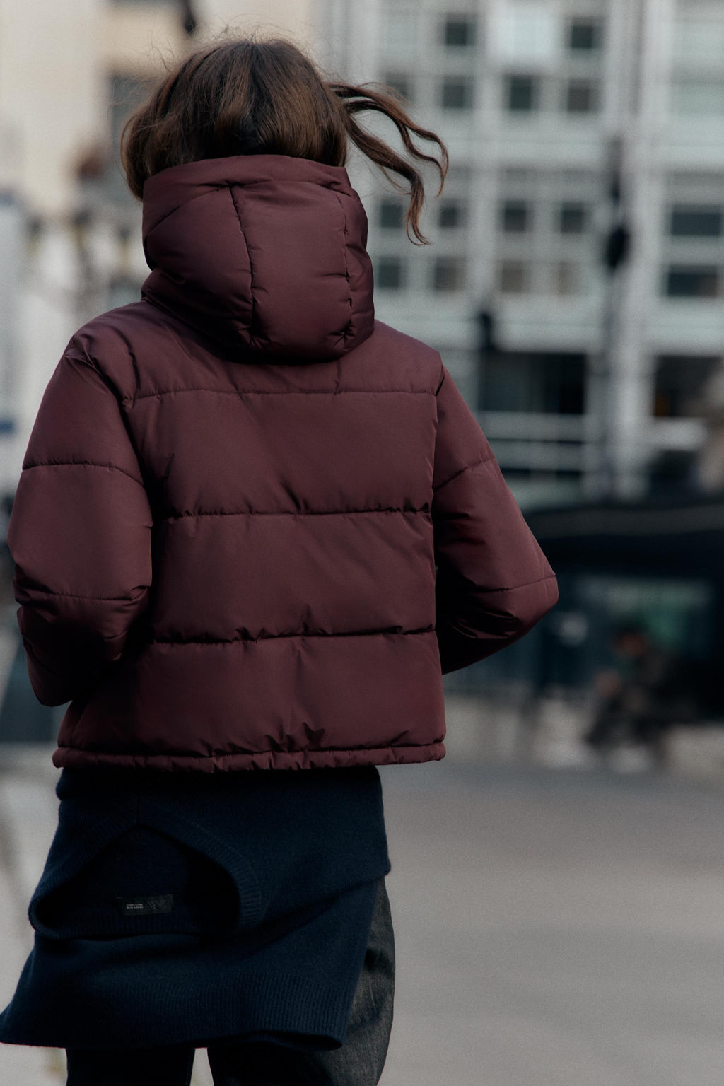 SHORT WATER-REPELLENT WINDPROOF HOODED ANORAK - Zara фото 17