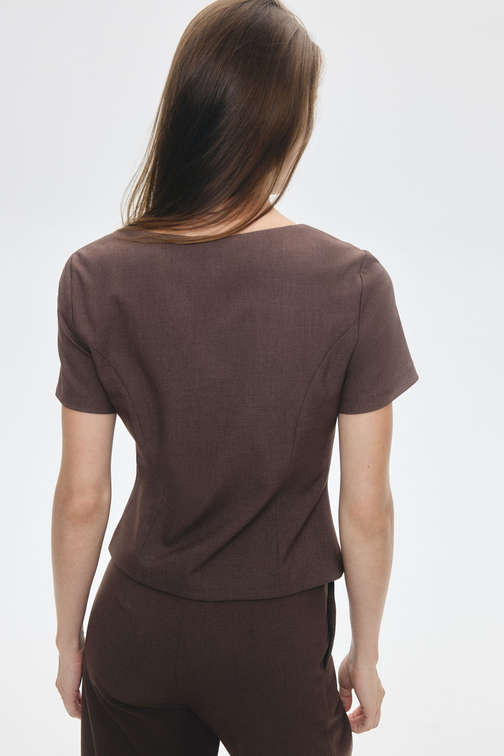 Top con botonadura frontal - H&m фото 6