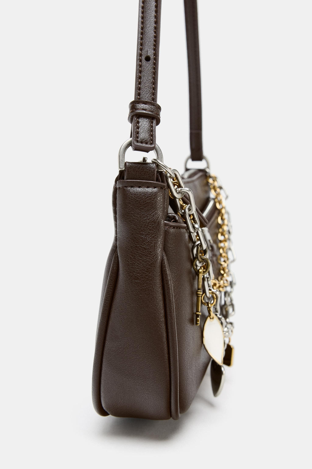 MINI CROSSBODY BAG WITH CHARM DETAIL - Zara фото 7