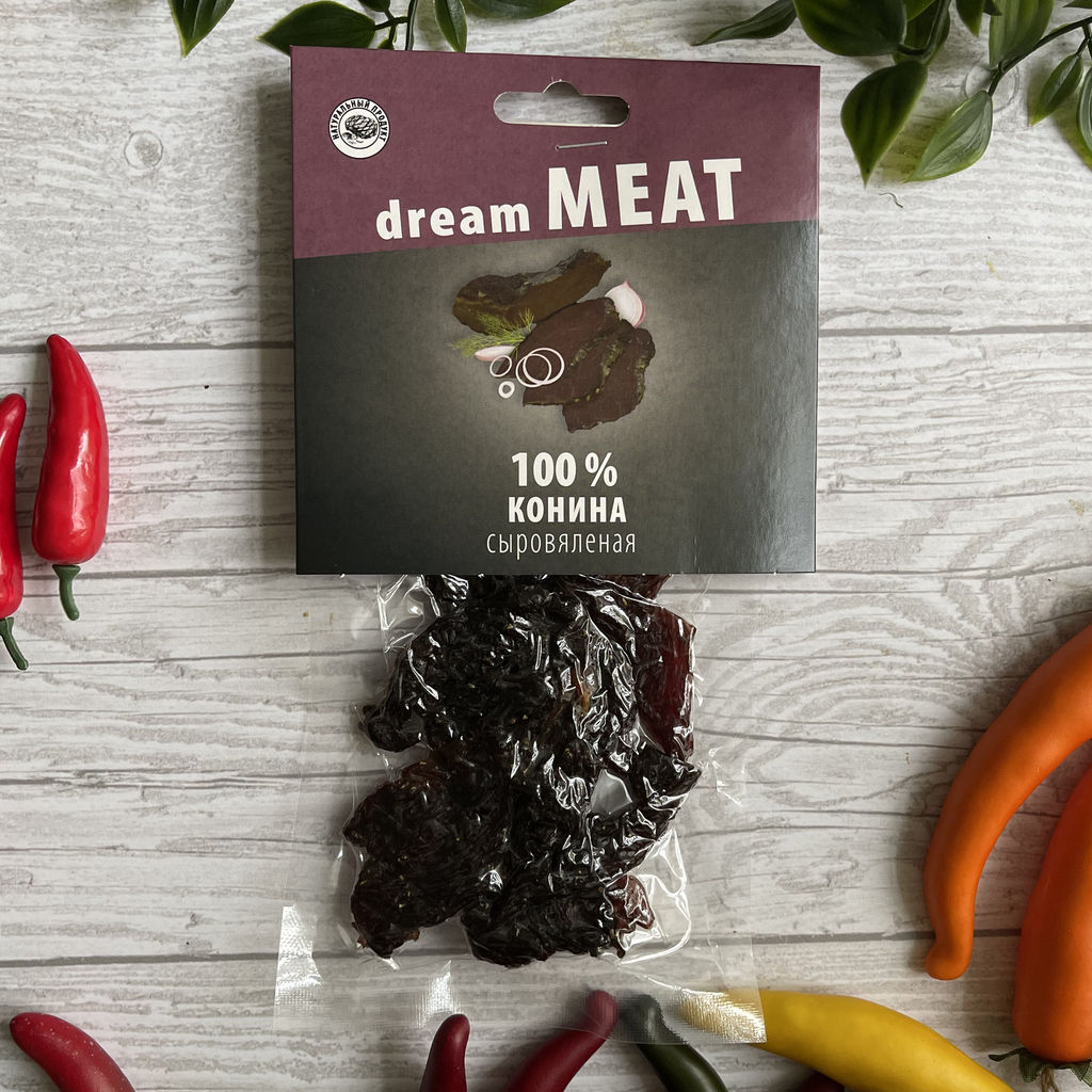 100% конина сыровяленая dreamMeat , 40г фото 3