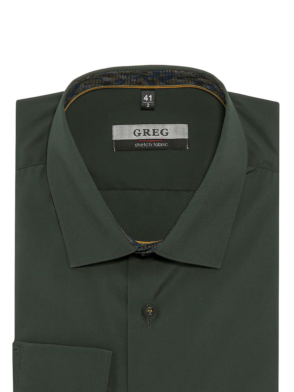 Сорочка мужская длинный рукав GREG 430/217/1325/1p STRETCH  фото 3