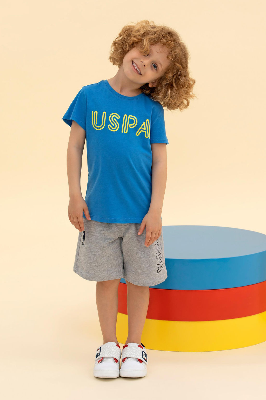 Детская футболка Saks с круглым вырезом Неожиданная скидка в корзине - U.s. polo assn фото 2