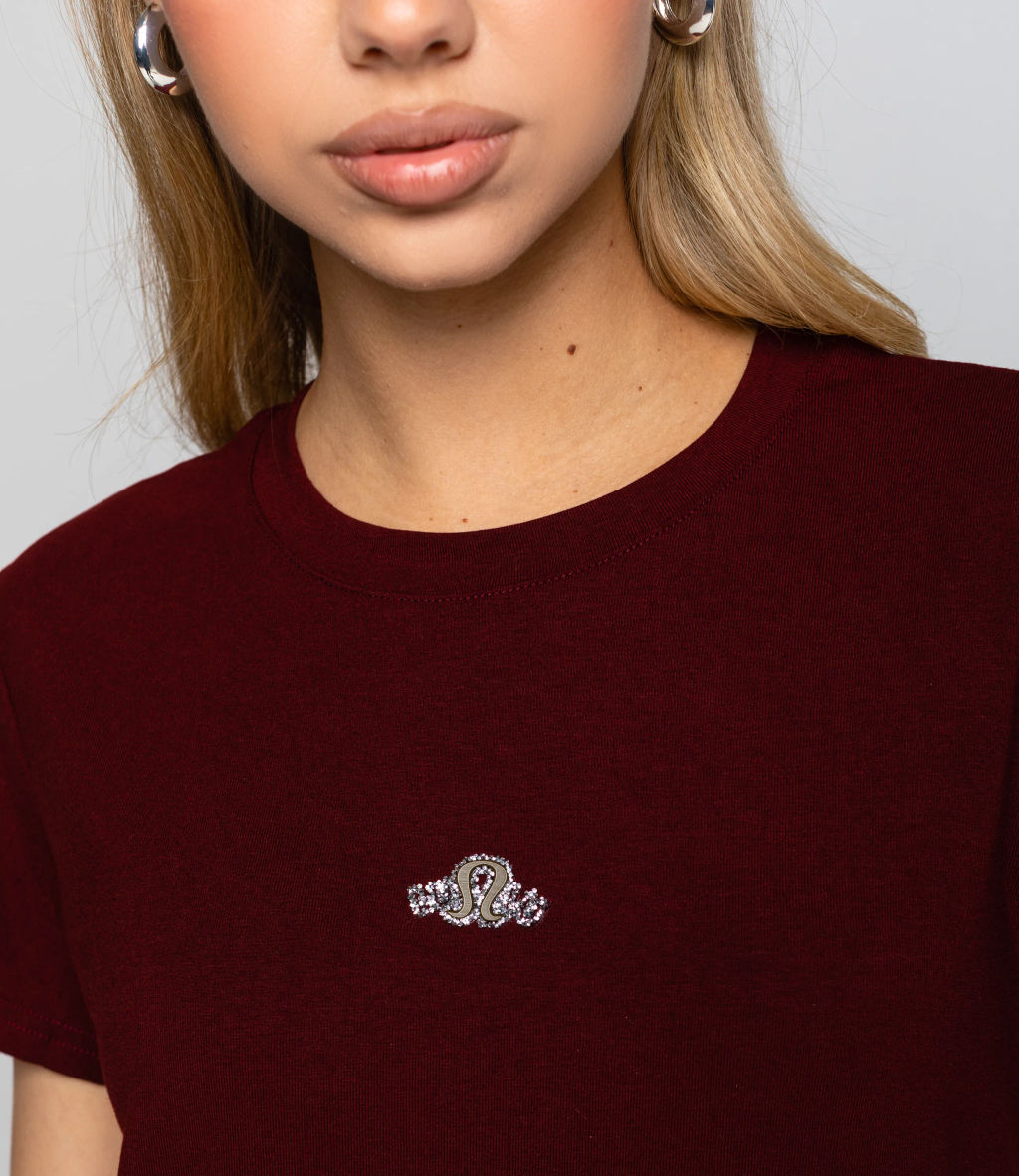 Футболка #КТ623 (5), бордовый - Dommod фото 5