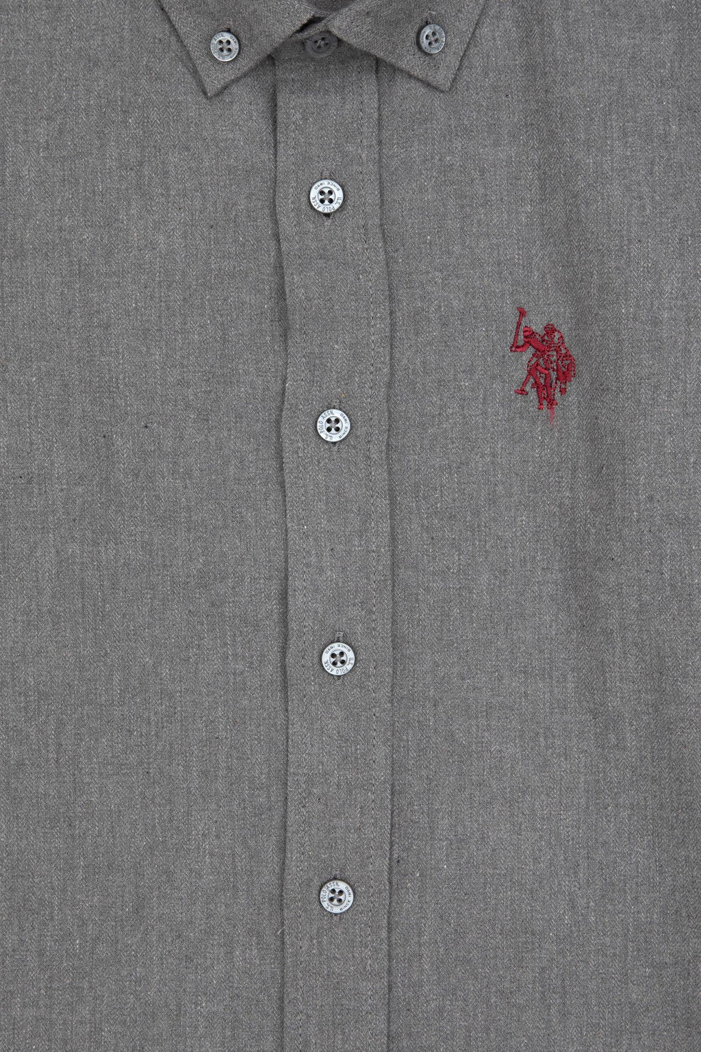 Erkek _ocuk Gri Uzun Kollu Basic G_mlek - U.s. polo assn фото 3
