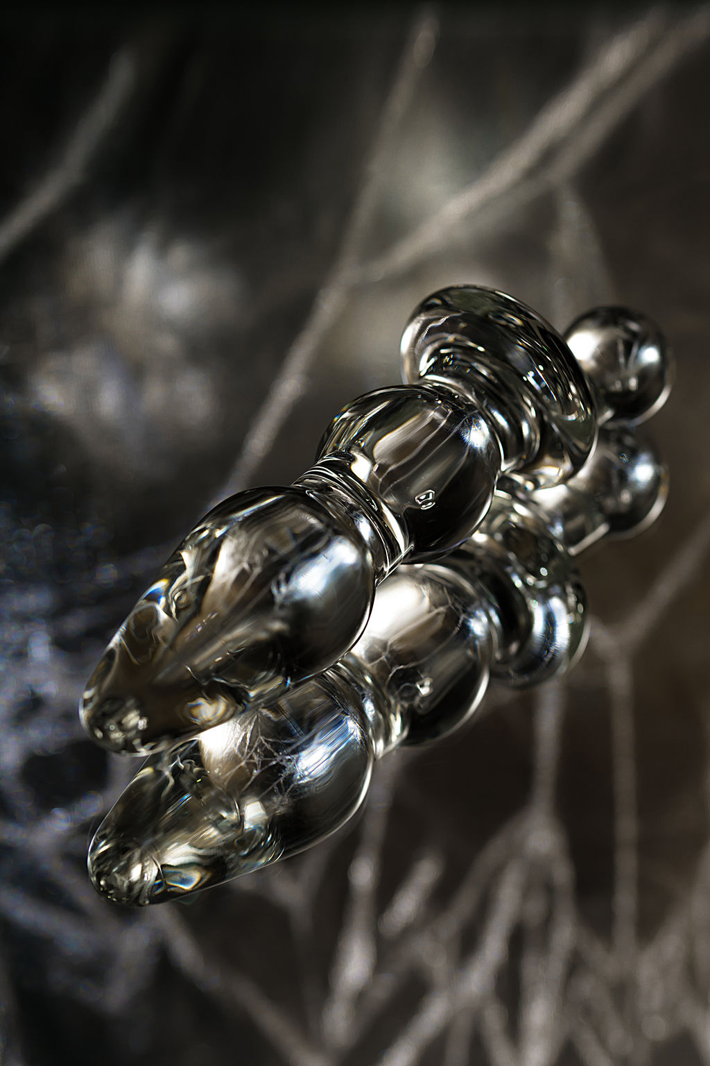 Анальная втулка Sexus Glass, стекло, прозрачная, 17 см, 3,5 см  фото 8