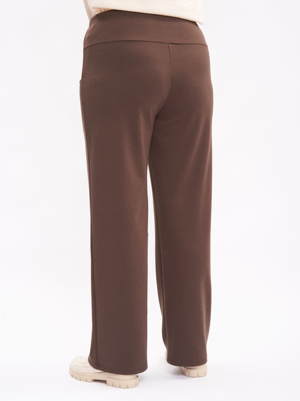 Брюки из плотного трикотажа ZBB23506BRW19 - Артесса фото 9