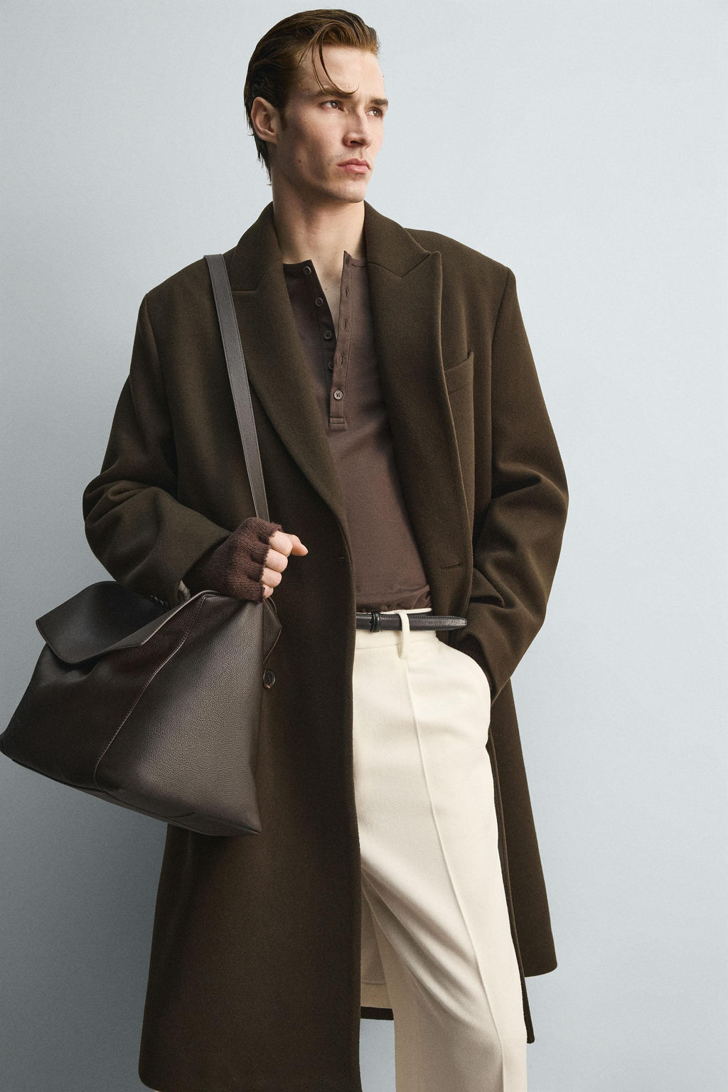 XL LEATHER CROSSBODY BAG LIMITED EDITION - Zara фото 2