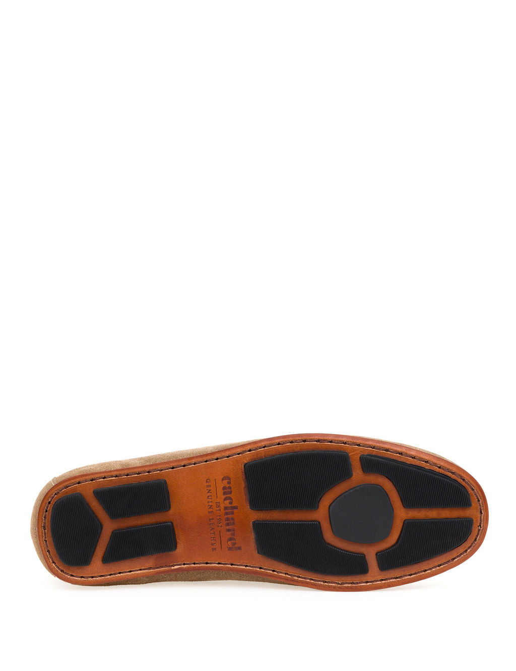 Bej K_sele Taban %100 Deri Loafer Ayakkab_