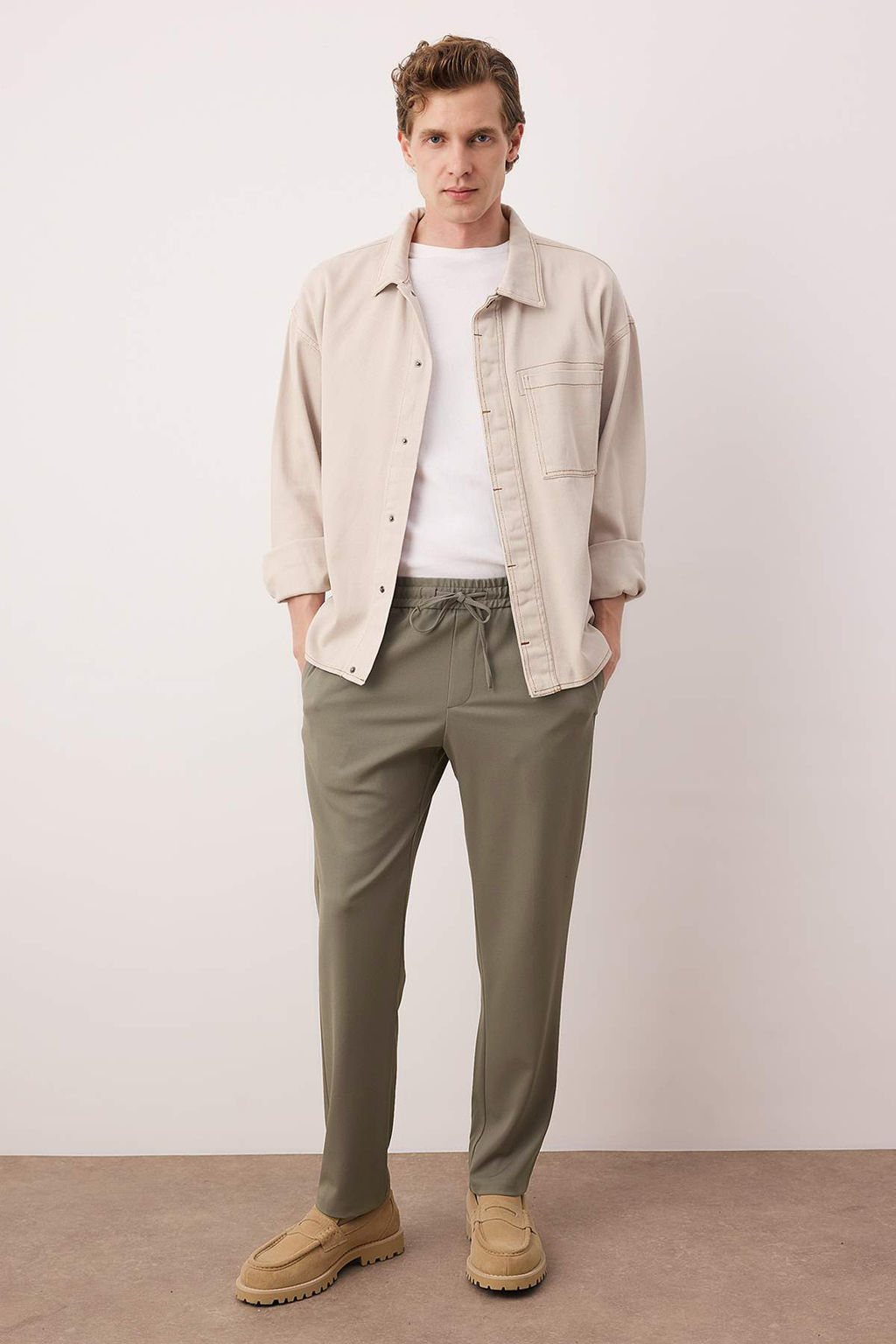 Antrasit Erkek Pantolon TMNAW26PL00010 - Trendyolmilla фото 9