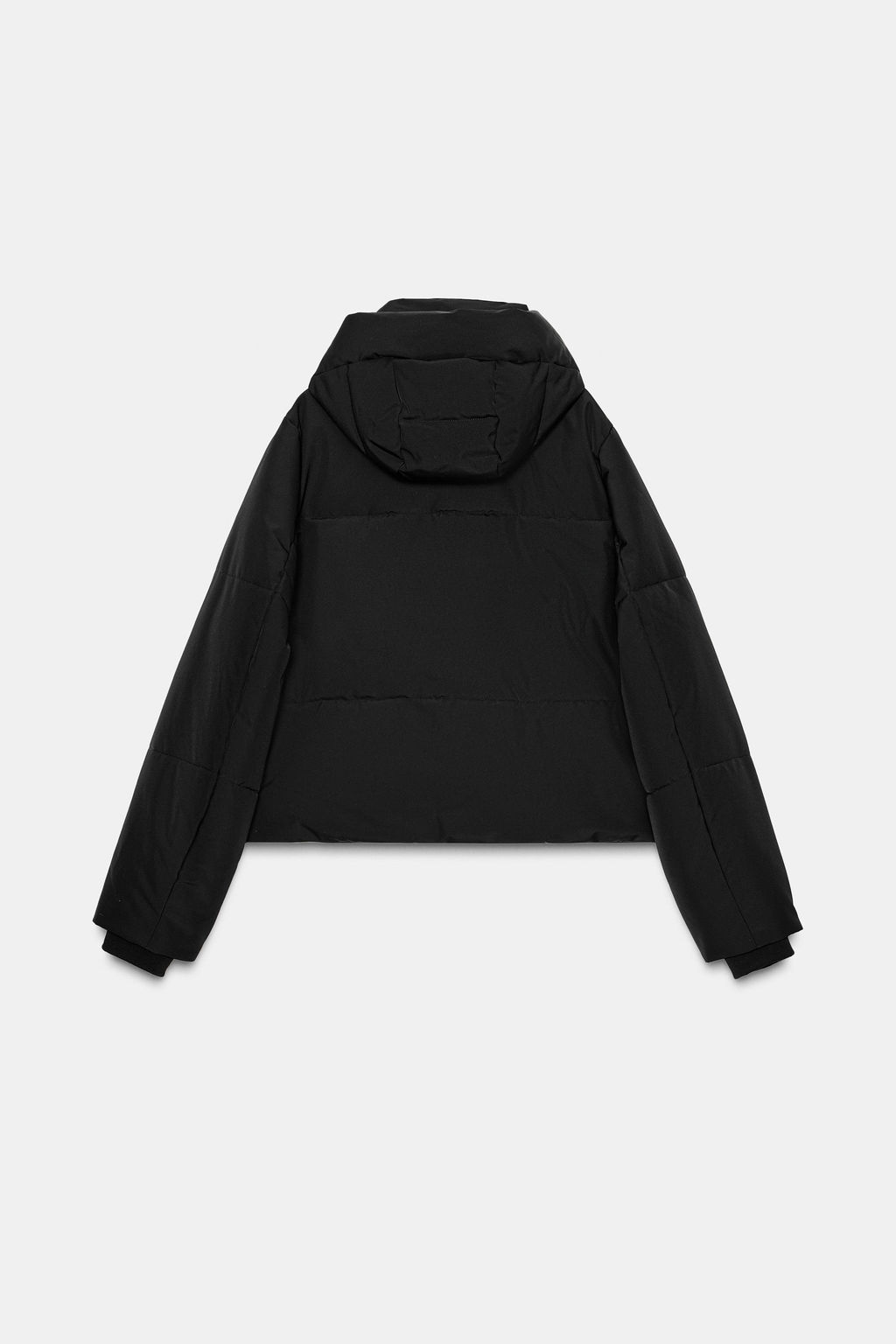 SHORT WATER-REPELLENT WINDPROOF HOODED ANORAK - Zara фото 8