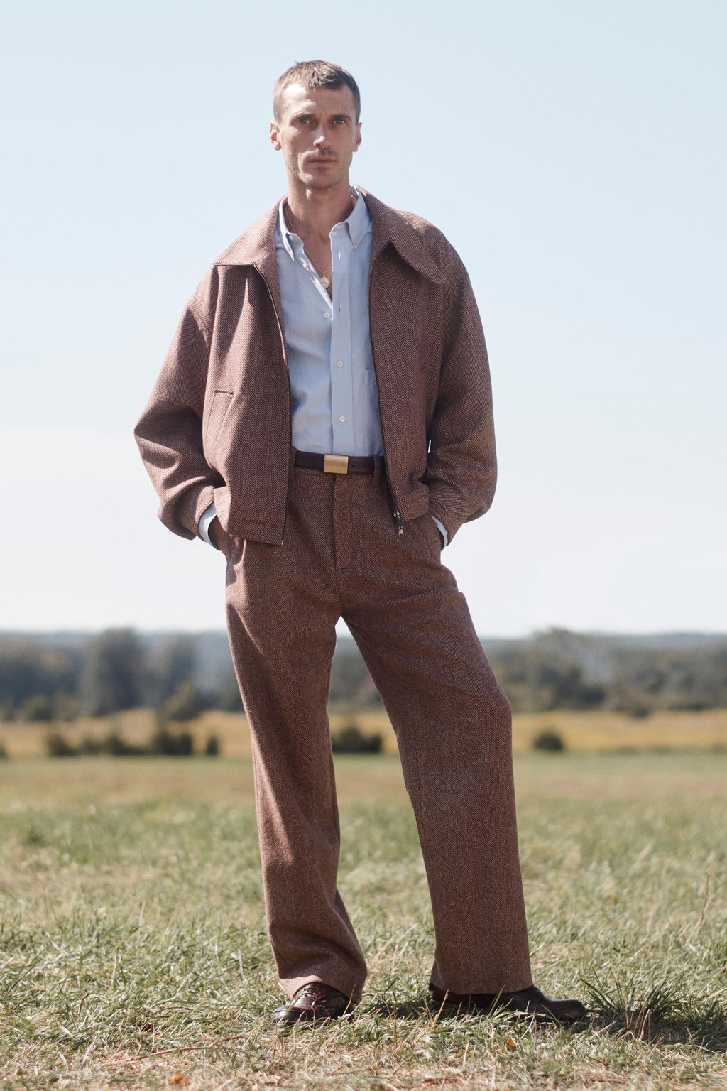 LIMITED EDITION WOOL HERRINGBONE JACKET