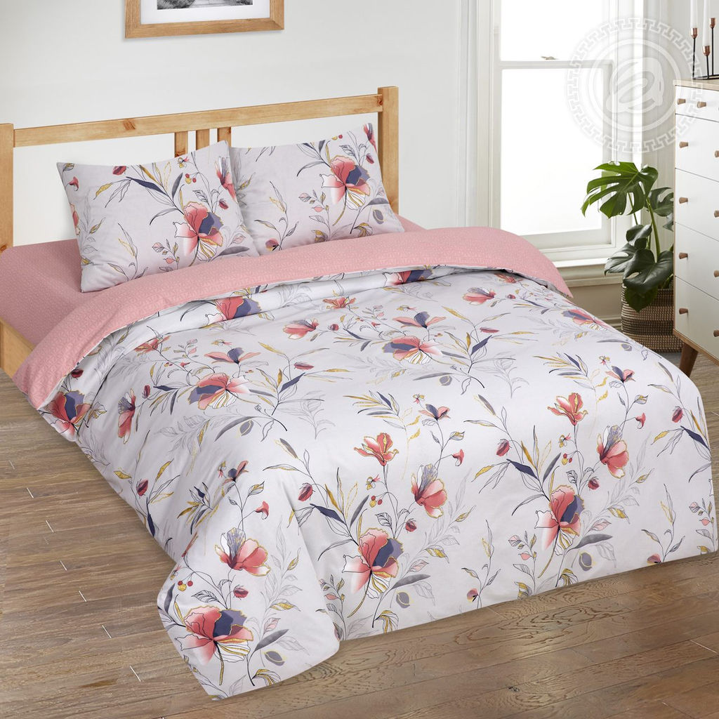 Постельное белье Парадиз с наволочками 50х70 (поплин DE LUXE) Семейный/Пододеяльник: 2 шт. - 215*145; Простыня: 1 шт. - 215*240; Наволочка: 2 шт. - 50*70; DE LUXE с наволочками 50х70