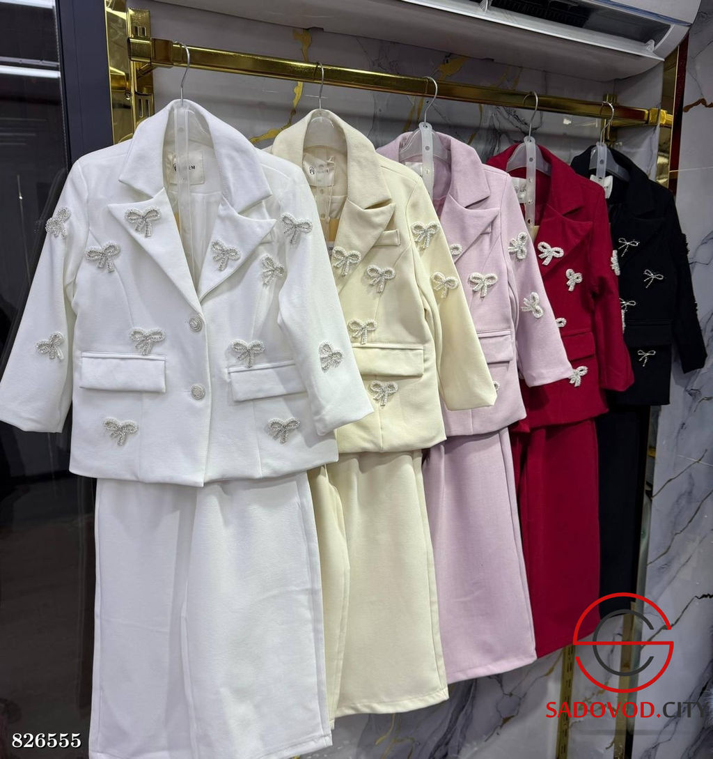 Нарядные костюмы с бантом