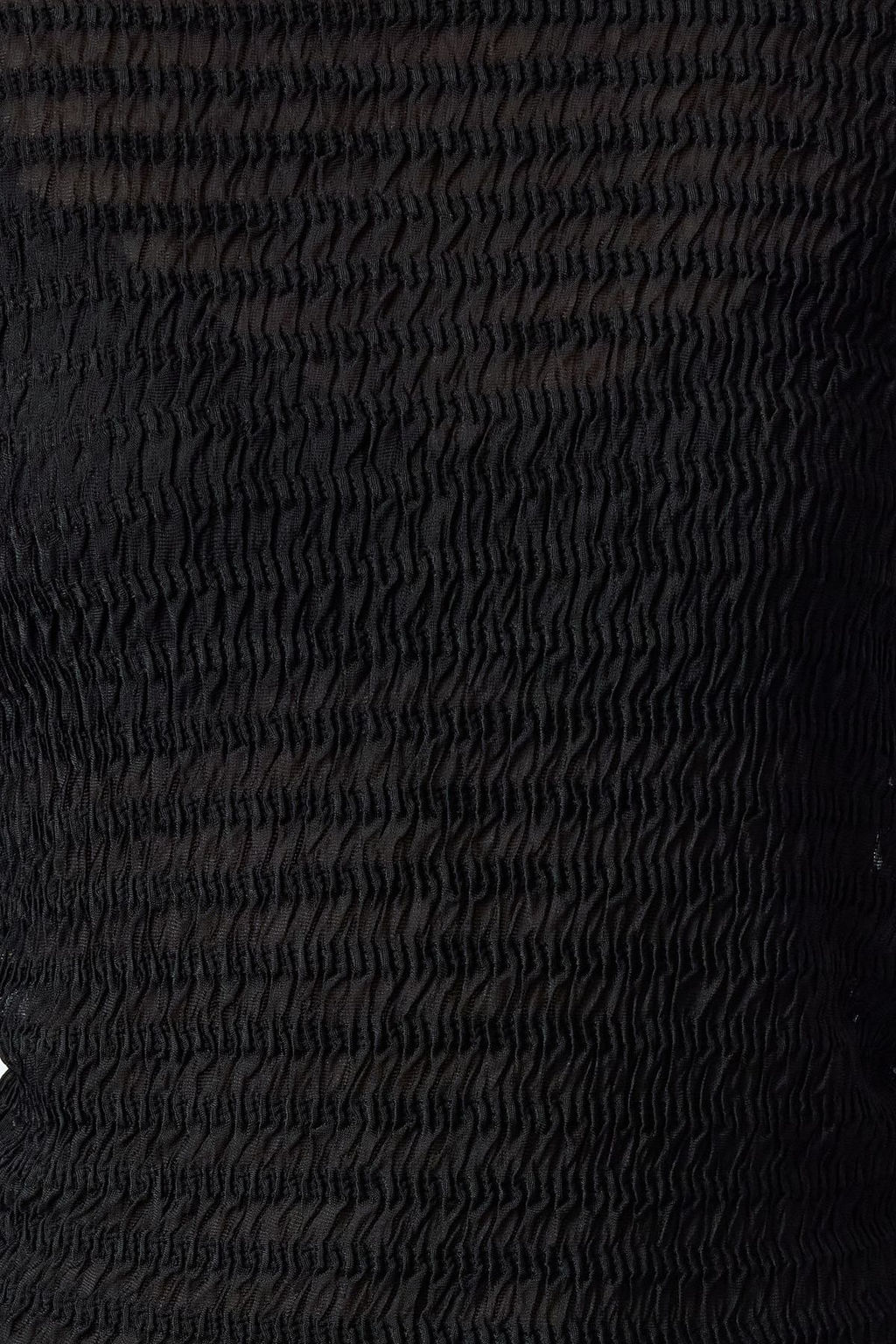 Siyah Fitted/Vucuda Oturan Dokulu Tul Esnek Orme Bluz TWOAW25BZ00207 - Trendyolmilla фото 8