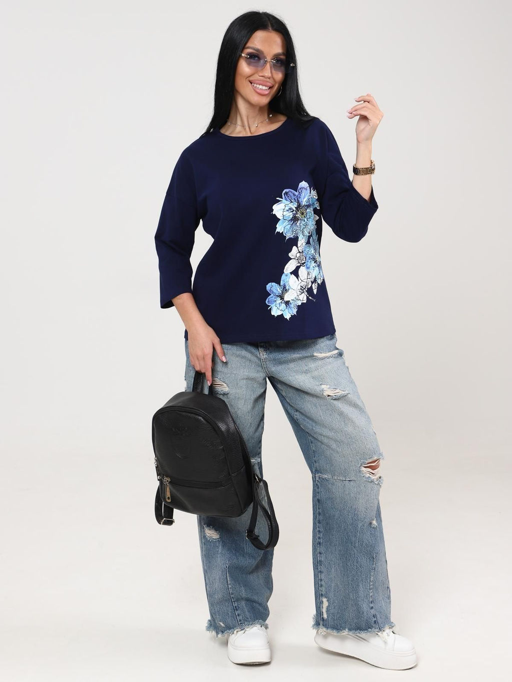 IV-CAPRIZ Мимулус - футболка чернильный