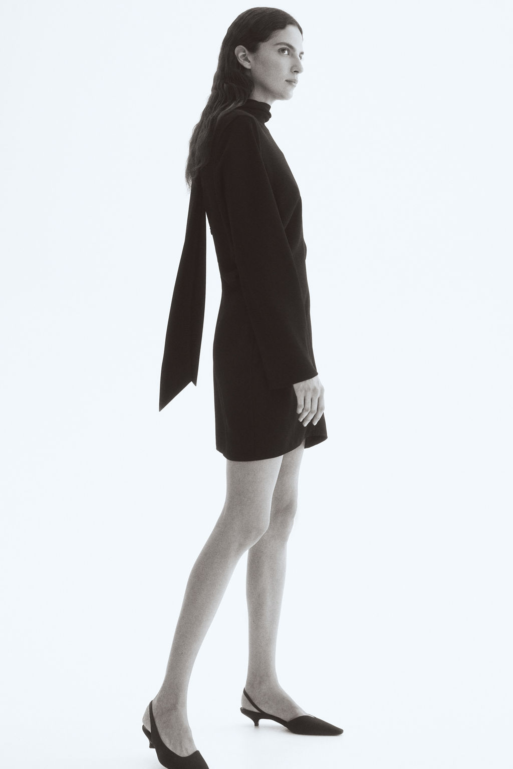 Vestido con mangas trompeta - H&m фото 2