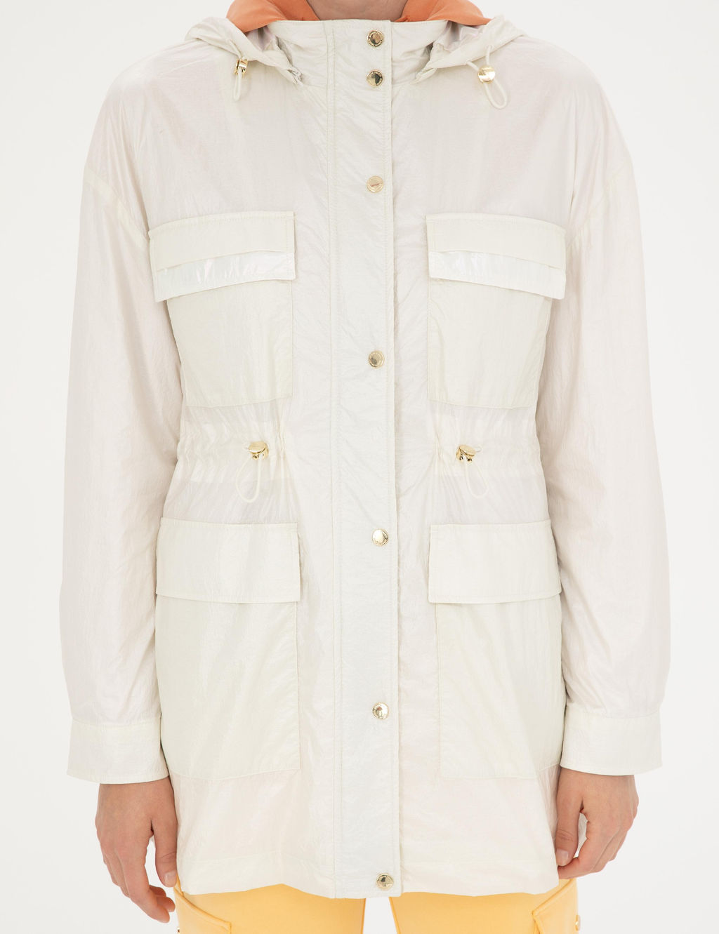 Ekru Comfort Fit Mevsimlik Mont