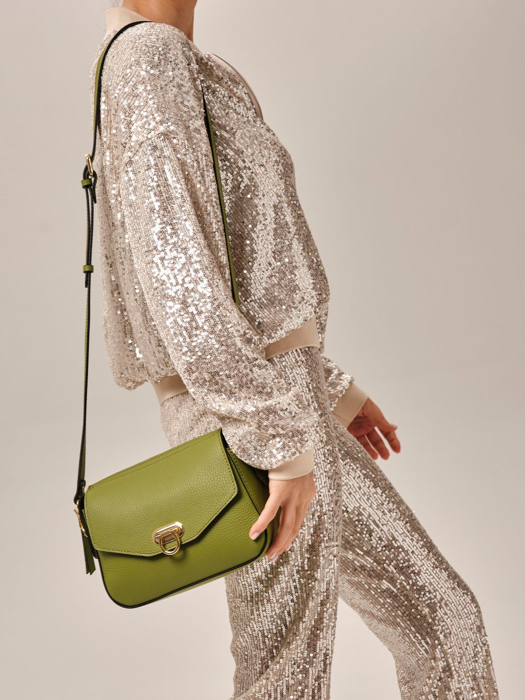 Сумка через плечо Azaro 3684 зеленый бамбук