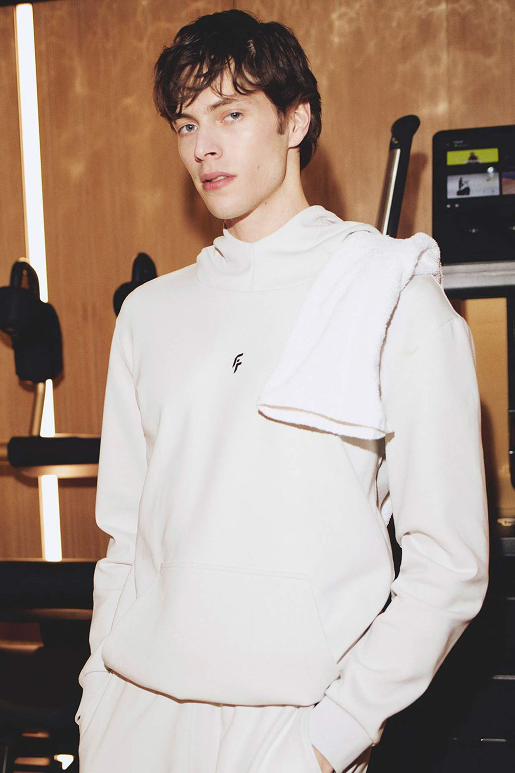 DeFactoFit Standart Fit Kapusonlu Skuba Dalg?c Kumas Cepli Sweatshirt  фото 2