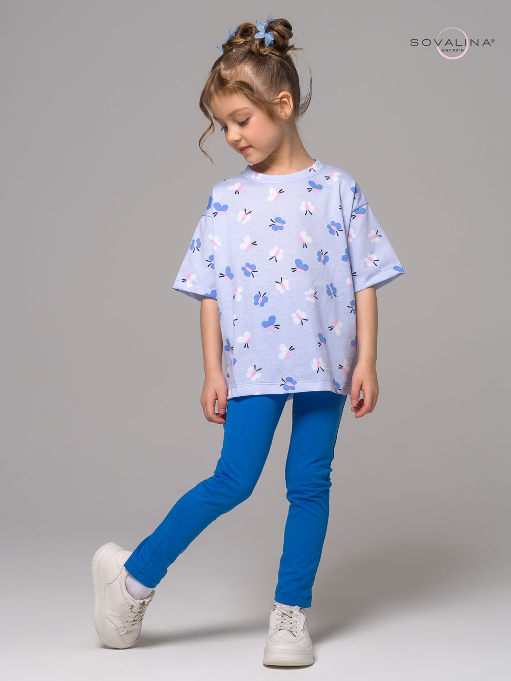 Костюм Мун синие бабочки-голубой - Sovalina фото 7