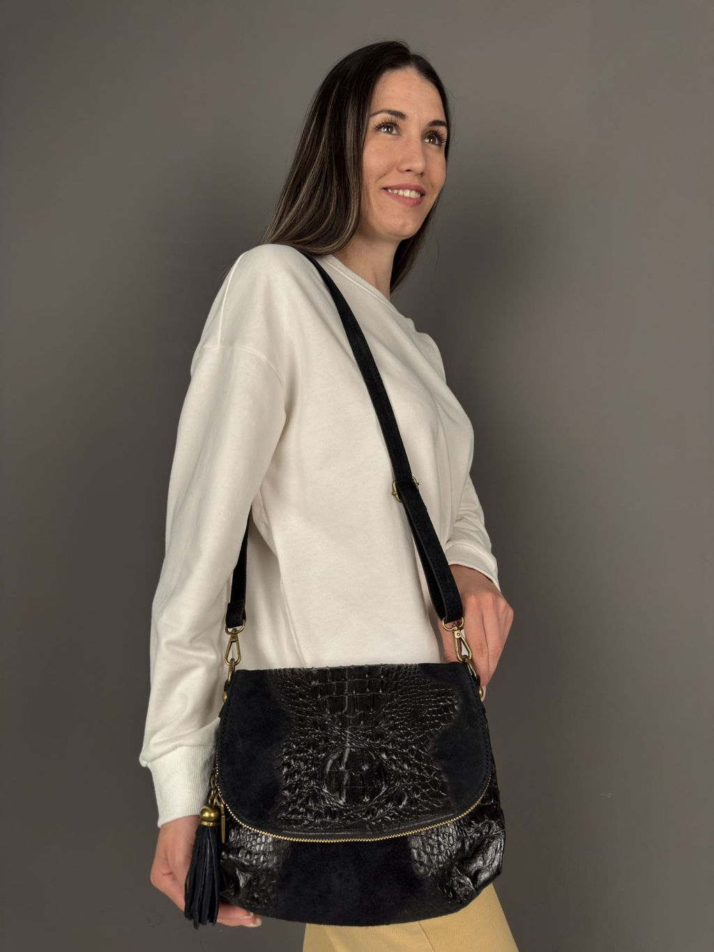 Сумка женская из телячьей кожи