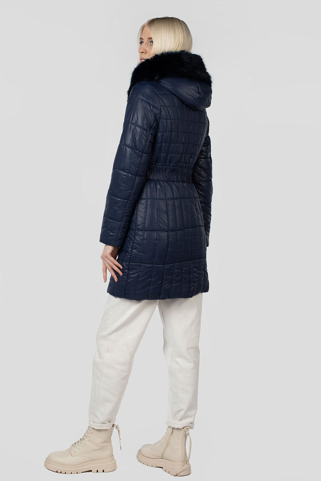 05-0354 Куртка зимняя (Синтепон 350) пояс - El podio фото 4