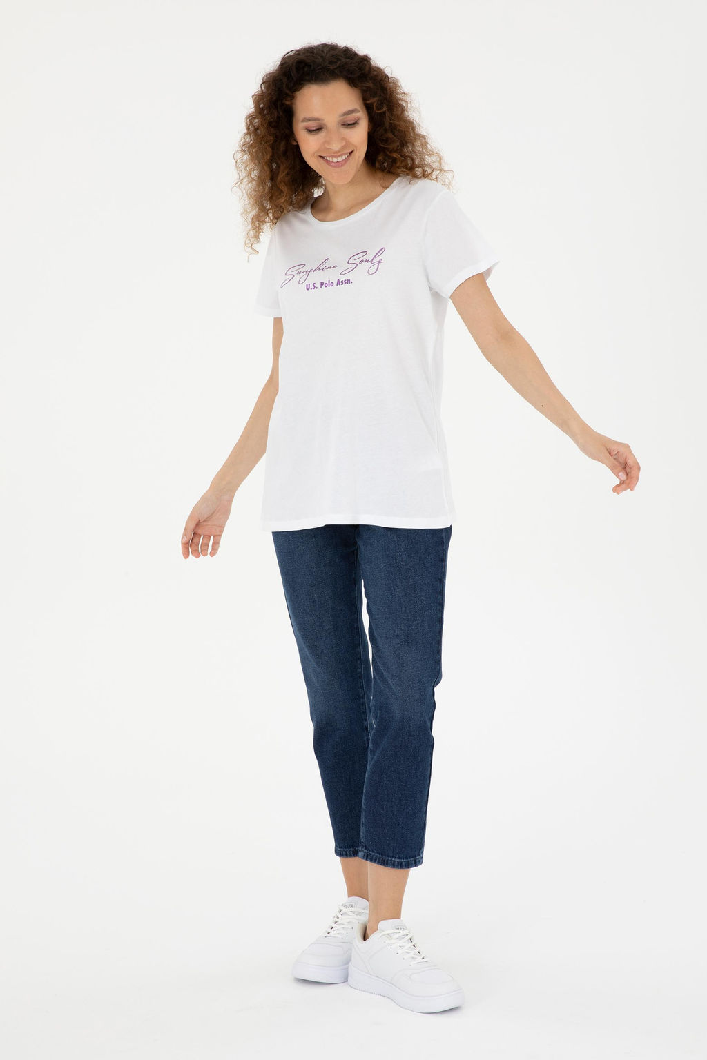 Футболка U. S. Polo Assn женская белая - U.s. polo assn фото 11